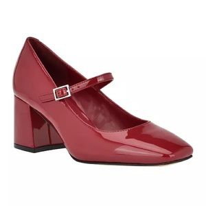 Calvin Klein Jatlee Mary Janes in dark red